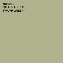 #B0B28D - Swamp Green Color Image