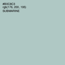 #B0C8C3 - Submarine Color Image