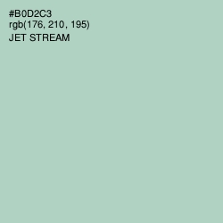 #B0D2C3 - Jet Stream Color Image