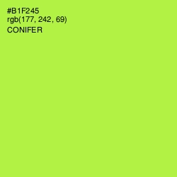 #B1F245 - Conifer Color Image