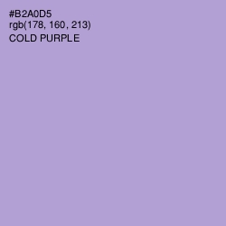 #B2A0D5 - Cold Purple Color Image