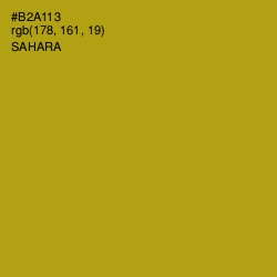 #B2A113 - Sahara Color Image