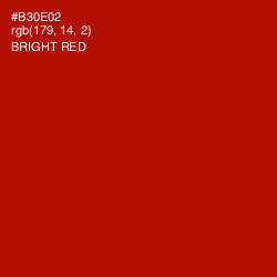 #B30E02 - Bright Red Color Image