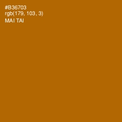 #B36703 - Mai Tai Color Image