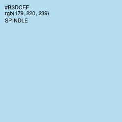 #B3DCEF - Spindle Color Image
