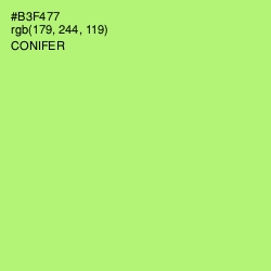 #B3F477 - Conifer Color Image