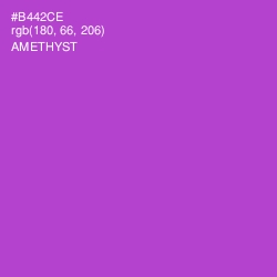 #B442CE - Amethyst Color Image