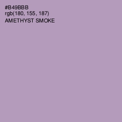 #B49BBB - Amethyst Smoke Color Image