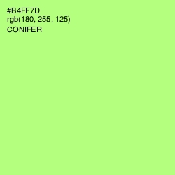 #B4FF7D - Conifer Color Image