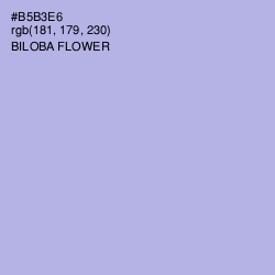 #B5B3E6 - Biloba Flower Color Image