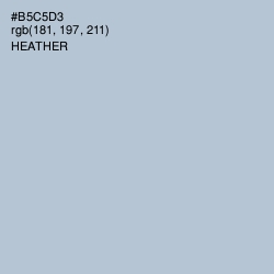 #B5C5D3 - Heather Color Image