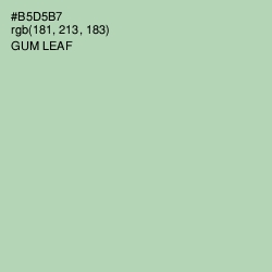 #B5D5B7 - Gum Leaf Color Image