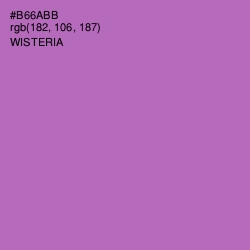 #B66ABB - Wisteria Color Image