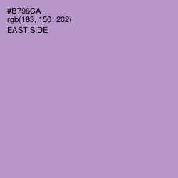 #B796CA - East Side Color Image