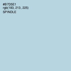 #B7D5E1 - Spindle Color Image