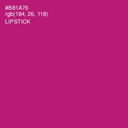 #B81A76 - Lipstick Color Image