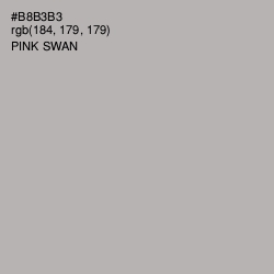 #B8B3B3 - Pink Swan Color Image