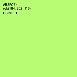 #B8FC74 - Conifer Color Image