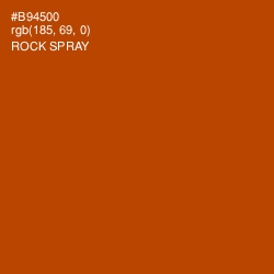 #B94500 - Rock Spray Color Image