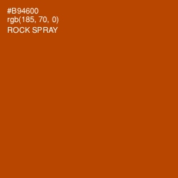 #B94600 - Rock Spray Color Image