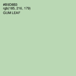 #B9D8B3 - Gum Leaf Color Image