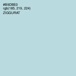 #B9DBE0 - Ziggurat Color Image