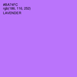#BA74FC - Lavender Color Image