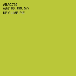 #BAC739 - Key Lime Pie Color Image