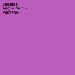 #BB5EBB - Wisteria Color Image