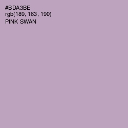 #BDA3BE - Pink Swan Color Image