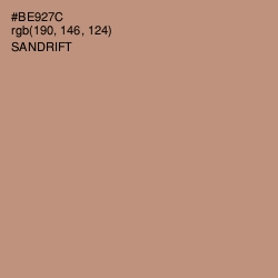 #BE927C - Sandrift Color Image