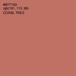 #BF7163 - Coral Tree Color Image