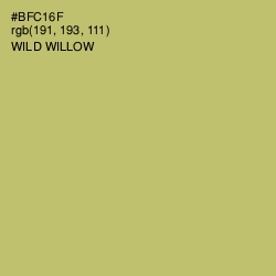 #BFC16F - Wild Willow Color Image