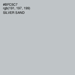 #BFC5C7 - Silver Sand Color Image