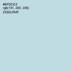 #BFDCE2 - Ziggurat Color Image