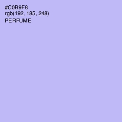 #C0B9F8 - Perfume Color Image