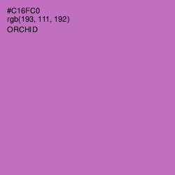 #C16FC0 - Orchid Color Image