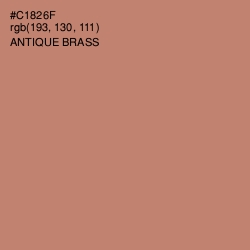 #C1826F - Antique Brass Color Image