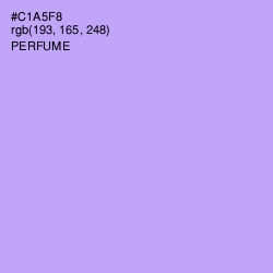 #C1A5F8 - Perfume Color Image