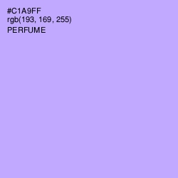 #C1A9FF - Perfume Color Image