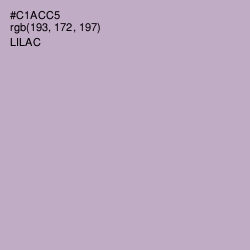 #C1ACC5 - Lilac Color Image