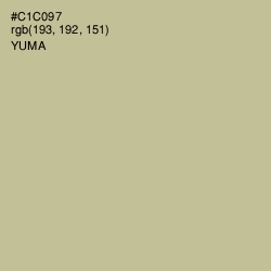 #C1C097 - Yuma Color Image