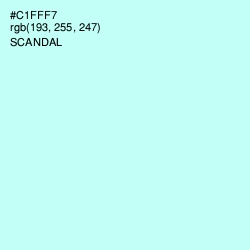#C1FFF7 - Scandal Color Image