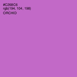 #C268C6 - Orchid Color Image