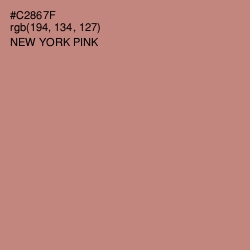 #C2867F - New York Pink Color Image