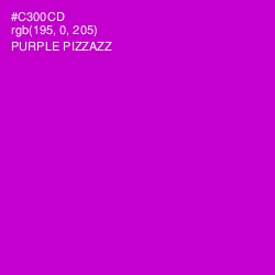 #C300CD - Purple Pizzazz Color Image