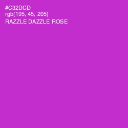 #C32DCD - Razzle Dazzle Rose Color Image