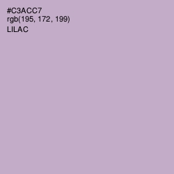 #C3ACC7 - Lilac Color Image