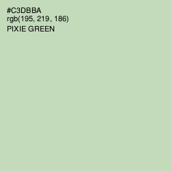 #C3DBBA - Pixie Green Color Image