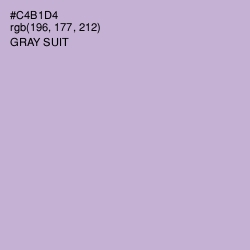#C4B1D4 - Gray Suit Color Image